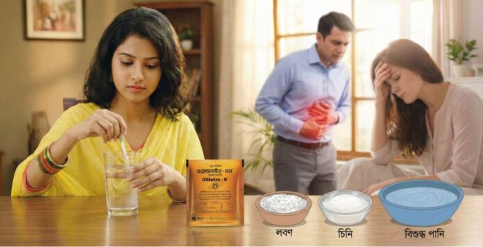 ওরস্যালাইন খাওয়ার নিয়ম