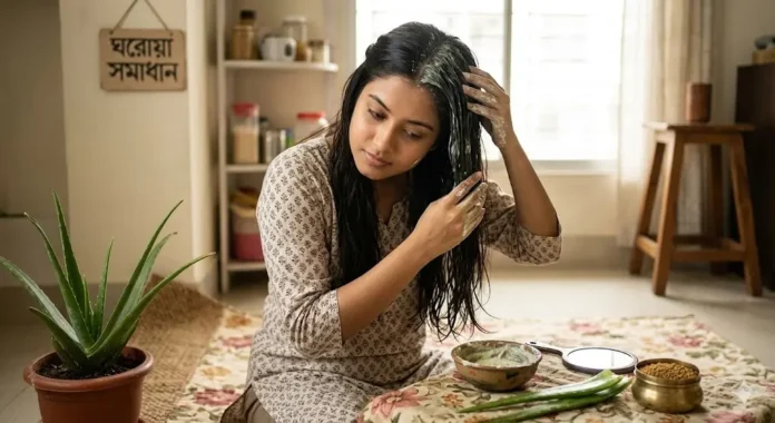 গরমে চুল পড়া রোধের উপায়
