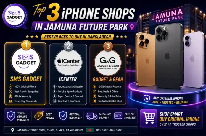 Top 3 iPhone Shops in Jamuna Future Park
